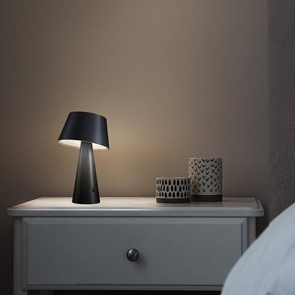 Επιτραπέζιο ηλιακό φωτιστικό Tizia black TIZIA-N 